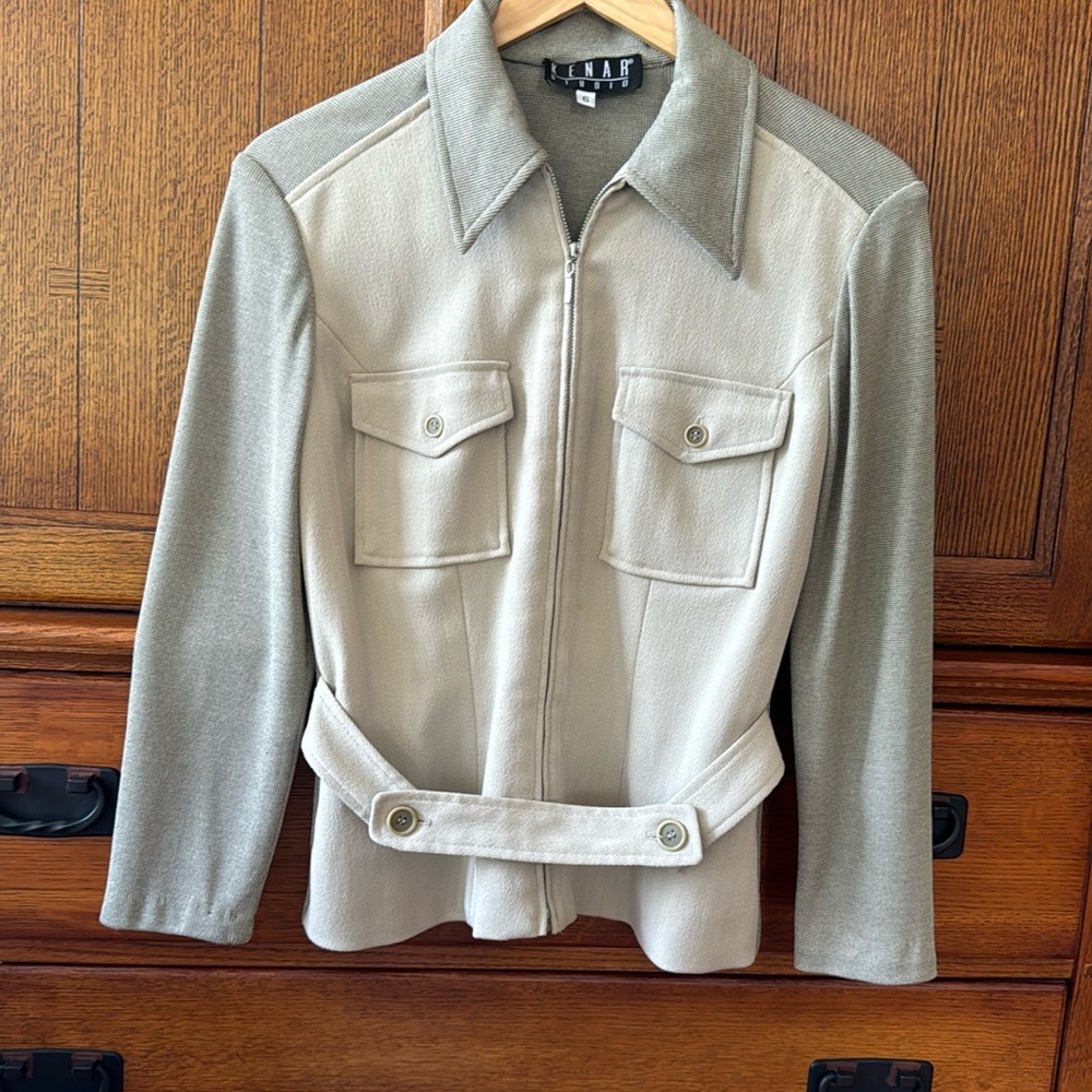 KENAR JACKET- Vintage & great condition - size 6 (beige / lined) style 196862